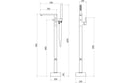 Standing Bath/Shower Mixer