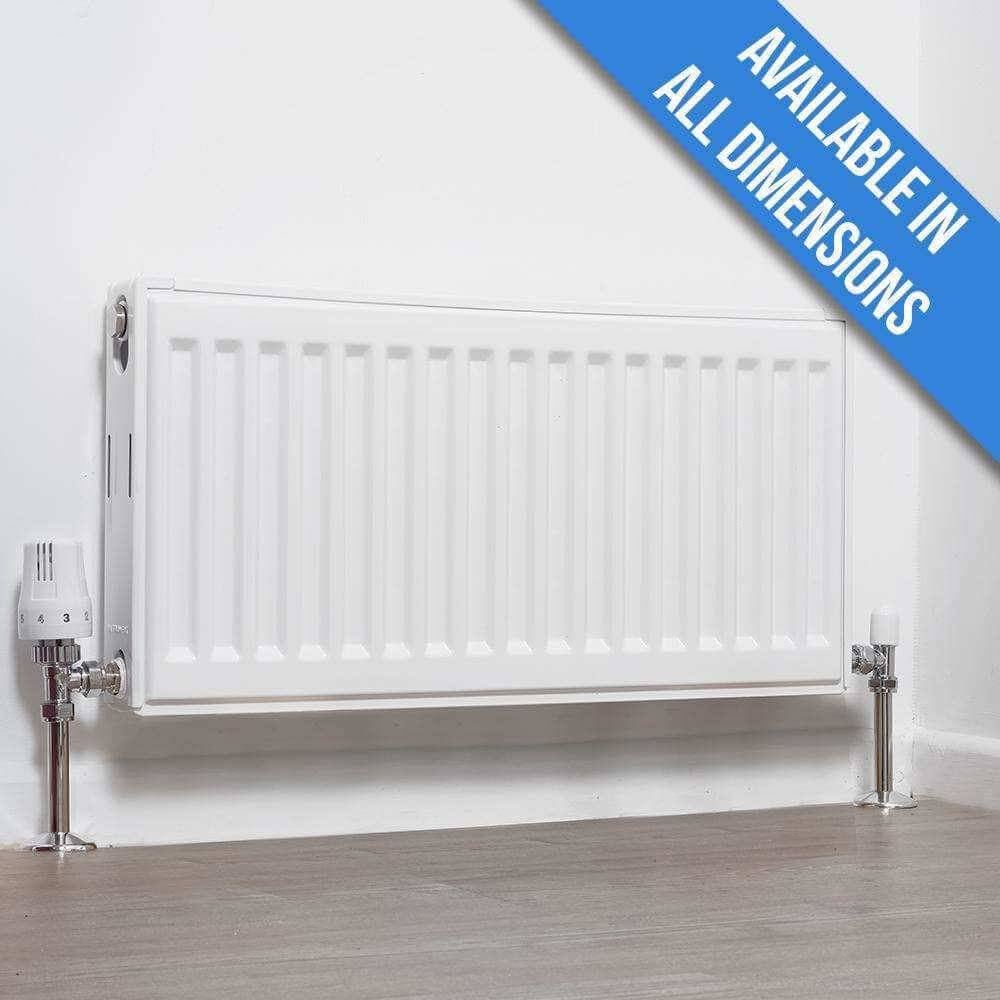 Ultraheat Compact 4 SF Single Panel/Convector Radiator - 600mm x 1300mm
