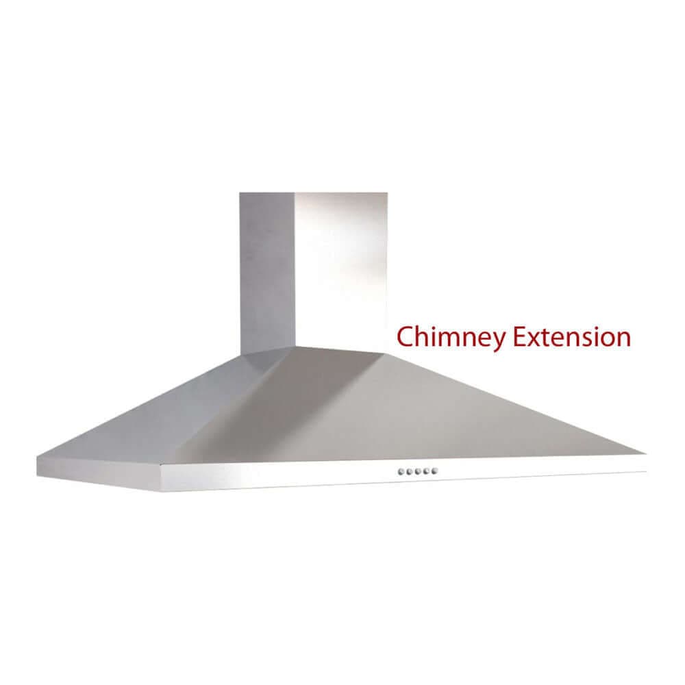 Prima+ 81cm Chimney Kitchen Cooker Hood Extension Stainless Steel