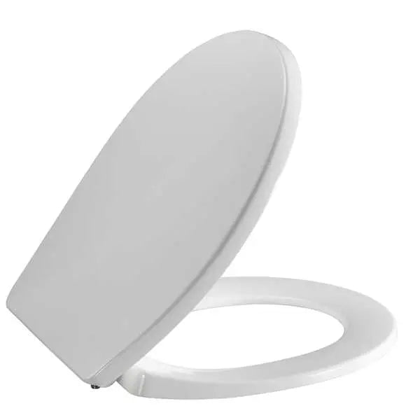 Pressalit Soft T White toilet seat on a white background