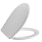 Pressalit Soft T White toilet seat on a white background