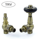 West Radiators Amberley Radiator Valve - Antique Brass | Plumbhub