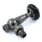 West Radiators Amberley Radiator Valve - Black Nickel | Plumbhub