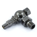 West Radiators Amberley Radiator Valve - Black Nickel | Plumbhub