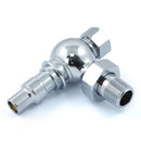 West Radiators Amberley Radiator Valve - Chrome | Plumbhub
