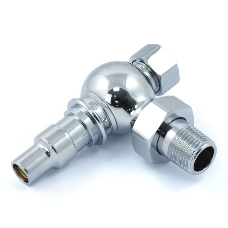 West Radiators Amberley Radiator Valve - Chrome | Plumbhub