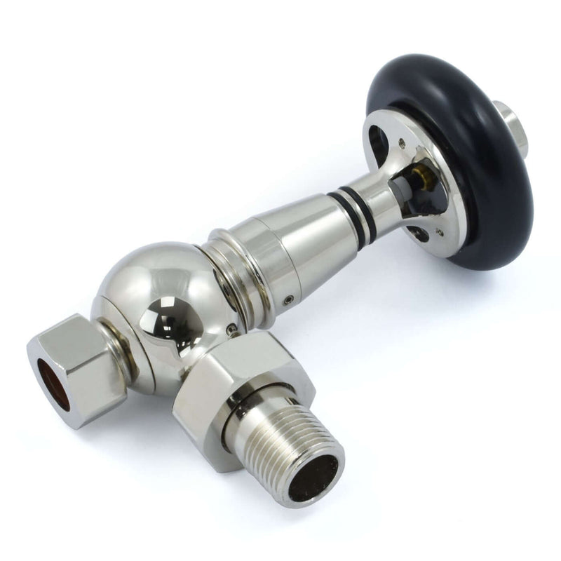 West Radiators Amberley Radiator Valve - Nickel | Plumbhub