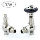West Radiators Amberley Radiator Valve - Nickel | Plumbhub