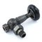 West Radiators Amberley Radiator Valve - Pewter | Plumbhub