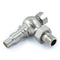 West Radiators Amberley Radiator Valve - Satin Nickel | Plumbhub