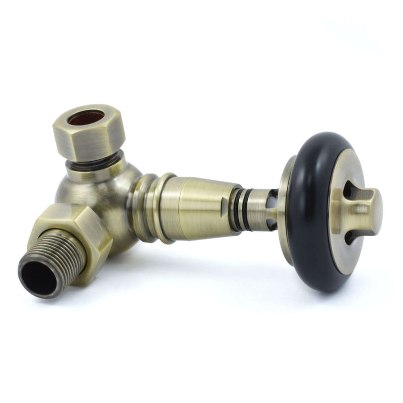 West Radiators Amberley Radiator Valve - Antique Brass | Plumbhub