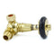 West Radiators Amberley Radiator Valve - Polished Brass | Plumbhub