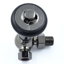 West Radiators Amberley Radiator Valve - Black Nickel | Plumbhub