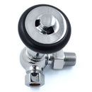 West Radiators Amberley Radiator Valve - Chrome | Plumbhub