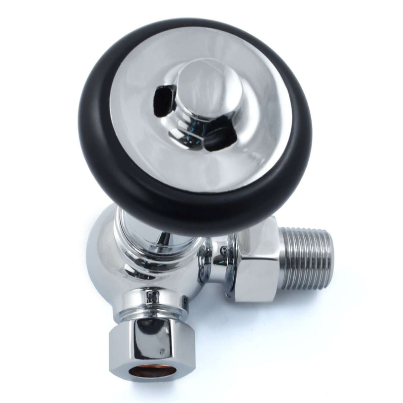 West Radiators Amberley Radiator Valve - Chrome | Plumbhub