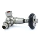 West Radiators Amberley Radiator Valve - Satin Nickel | Plumbhub