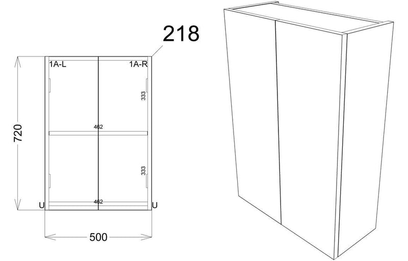 mirrored bathroom unit