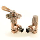 West Radiators Bentley Lever Manual Radiator Valve - Copper | Plumbhub