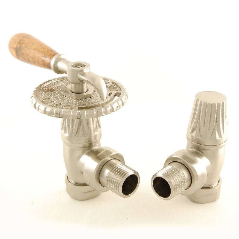 West Radiators Bentley Lever Manual Radiator Valve - Silver | Plumbhub