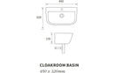 Cloakroom Basin