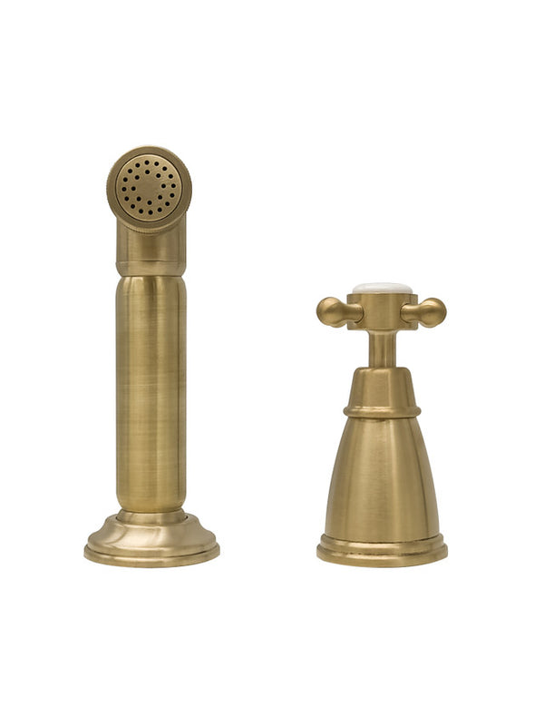 Bidbury & Co Chalford Pull-Out Spray - Old English Brass