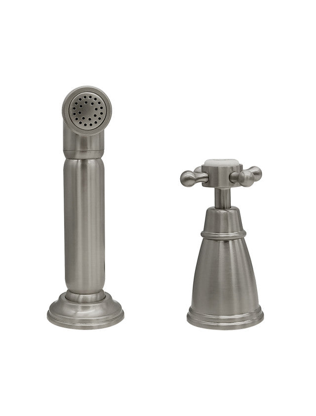 Chalford Pewter Independent Pull-Out Spray with Crosshead Handle