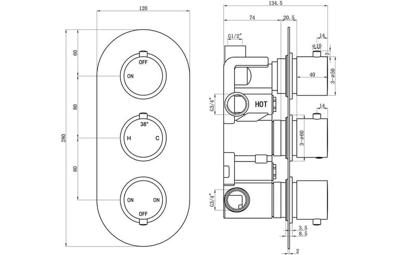 Shower Valve