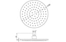 Celeste Round Shower Head - 200mm - Chrome | Plumbhub