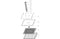 Celeste Square Shower Head - 200mm - Chrome | Plumbhub