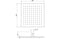 Celeste Square Shower Head - 200mm - Chrome | Plumbhub