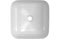 Celeste Luxe Ceramic Square Bathroom Washbowl & Waste - Matt White