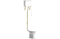 Celeste Burlington High Level Toilet w/ Brushed Brass | Plumbhub