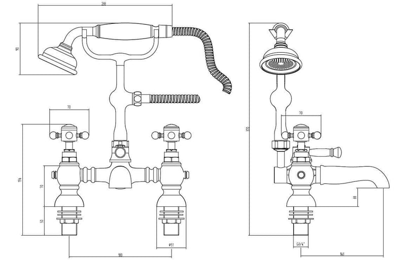 Bath/Shower Mixer