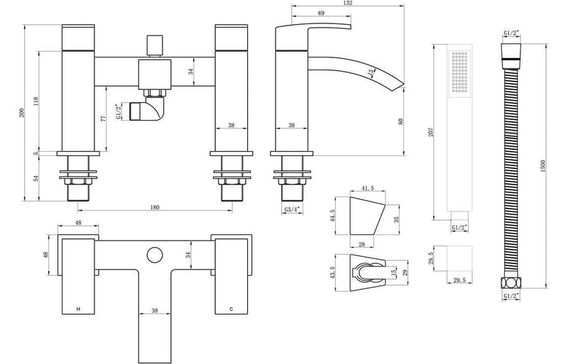 Bath/Shower Mixer