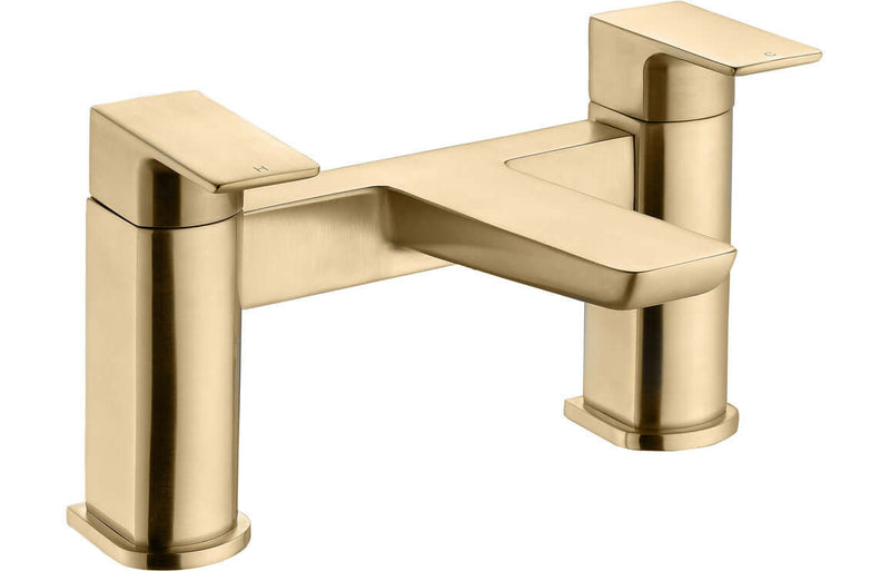 Celeste Borini Bath Filler - Brushed Brass | Plumbhub