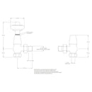 West Radiators Faringdon Radiator Valve - Satin Nickel | Plumbhub