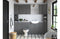 Celeste Benito 600mm 2 Door Mirrored Bathroom Wall Unit - Grey Ash