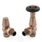 West Radiators Jaguar Radiator Valve - Antique Copper | Plumbhub