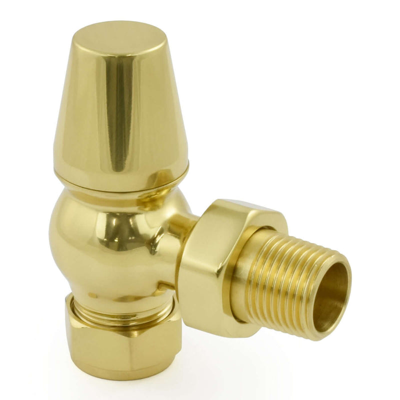 West Radiators Jaguar Radiator Valve - Brass | Plumbhub