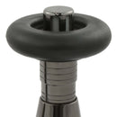West Radiators Jaguar Thermostatic Angled Valve - Black Nickel