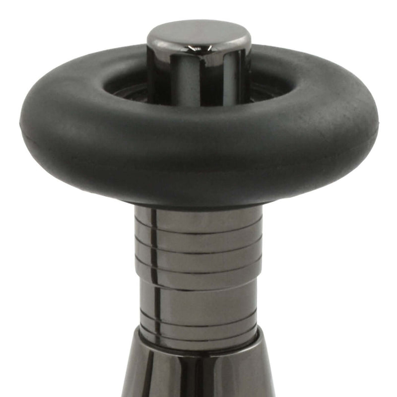 West Radiators Jaguar Thermostatic Angled Valve - Black Nickel