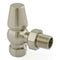 West Radiators Jaguar Radiator Valve - Brushed Nickel | Plumbhub
