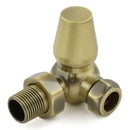 West Radiators Jaguar Radiator Valve - Antique Brass | Plumbhub