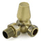 West Radiators Jaguar Radiator Valve - Antique Brass | Plumbhub