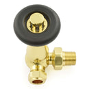 West Radiators Jaguar Radiator Valve - Brass | Plumbhub