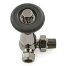 West Radiators Jaguar Radiator Valve - Black Nickel | Plumbhub