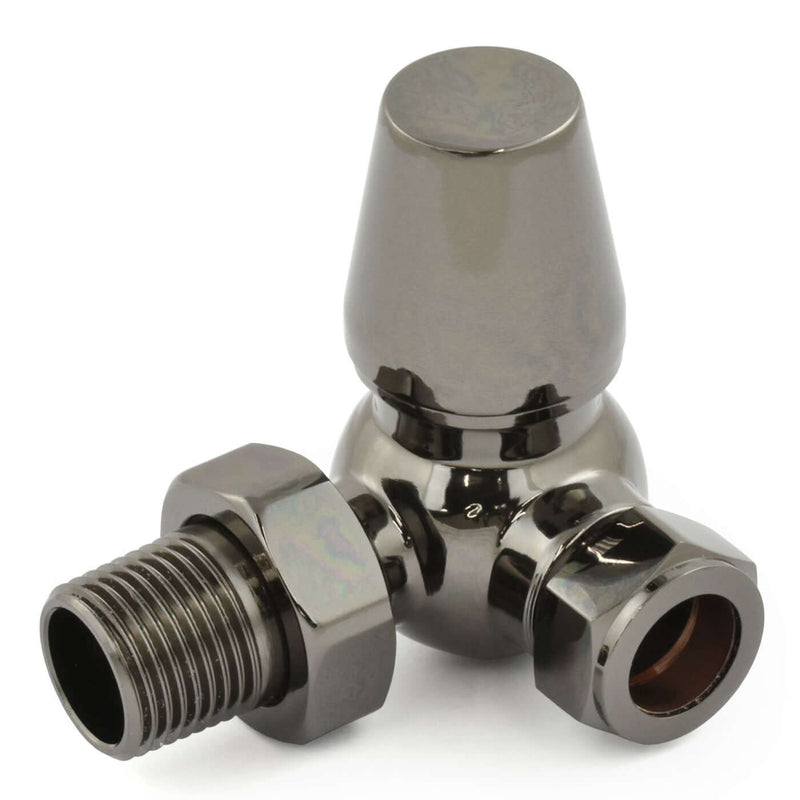 West Radiators Jaguar Radiator Valve - Black Nickel | Plumbhub