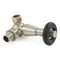 West Radiators Jaguar Radiator Valve - Brushed Nickel | Plumbhub