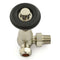 West Radiators Jaguar Radiator Valve - Brushed Nickel | Plumbhub