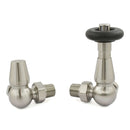West Radiators Jaguar Radiator Valve - Brushed Nickel | Plumbhub